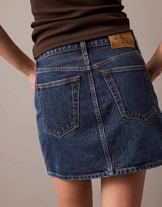 Calvin Klein Jeans - High Rise Denim Mini Skirt
