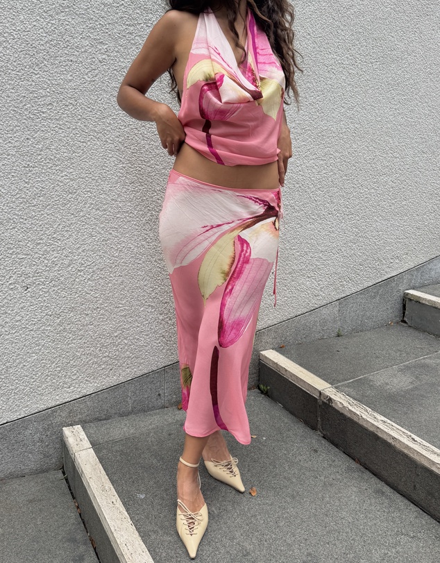 Lover - Cindy Draped Halter Top