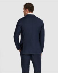 Tarocash - Ty Slim Check Wool Suit Jkt