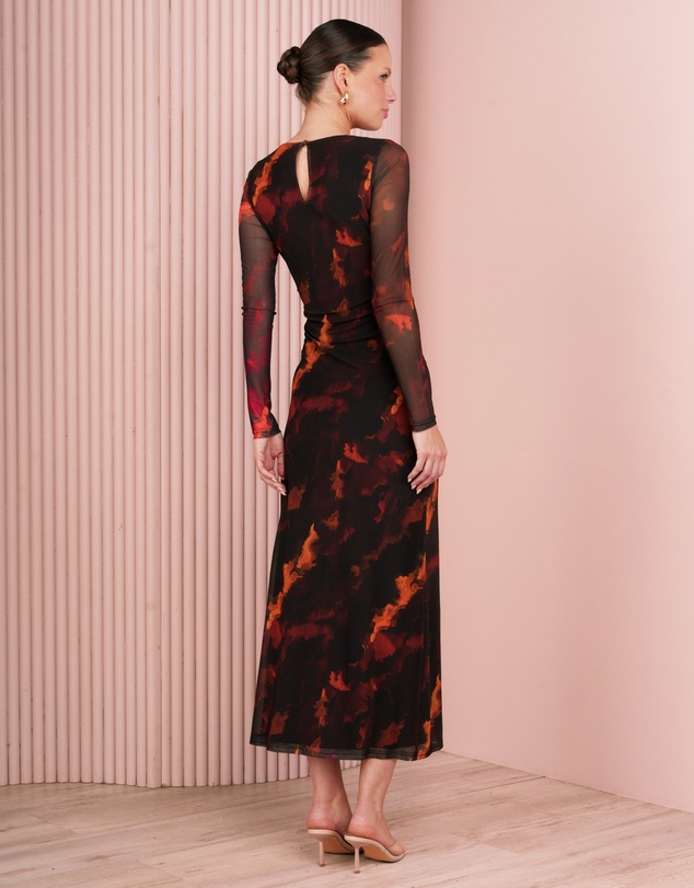 Azzurielle - Londyn Long Sleeve Maxi Dress