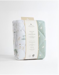 Living Textiles - Reversible Quilted Cot Comforter - Goosey Goosey