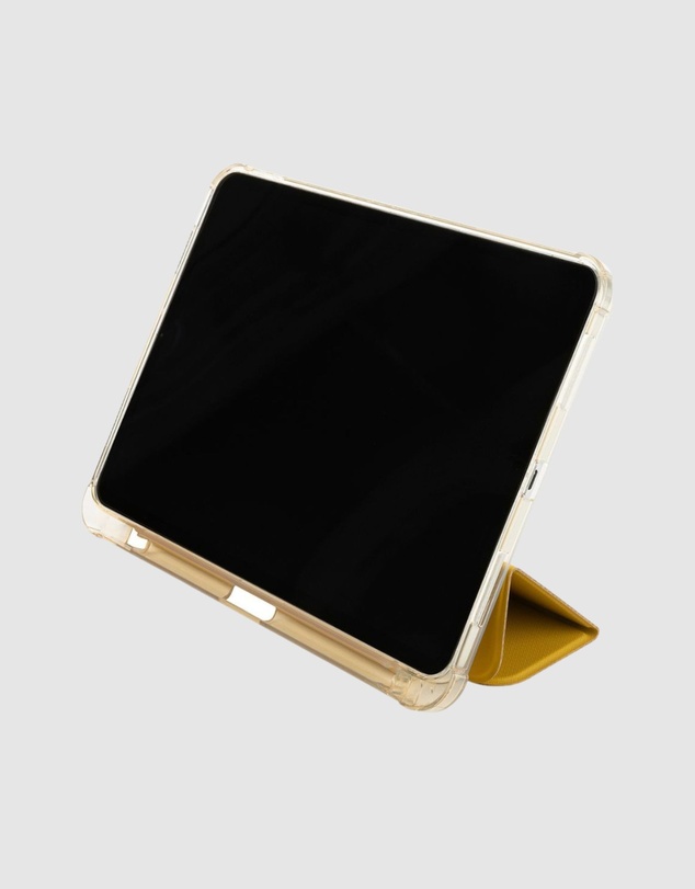 Tucano - Tucano Satin Folio Case Dark Yellow for iPad 10th Gen 10.9 2022 and iPad 11 A16 2025