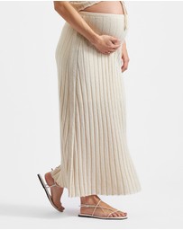 Ripe Maternity - Charli Rib Knit Skirt