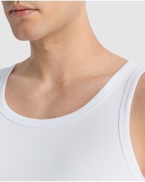 adidas Originals - 2 Pack Comfort Rib Cotton Tank Top