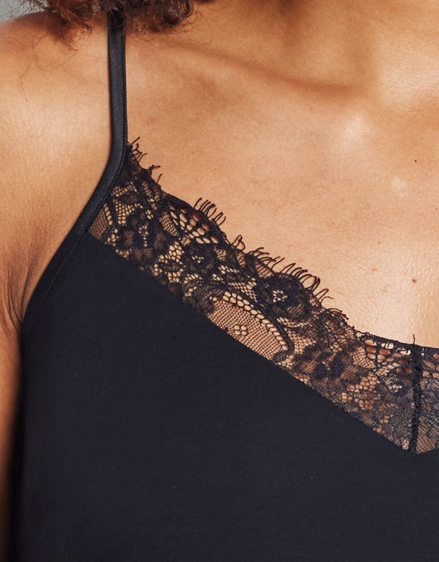 Kayser - V Neck Lace Trim Cami