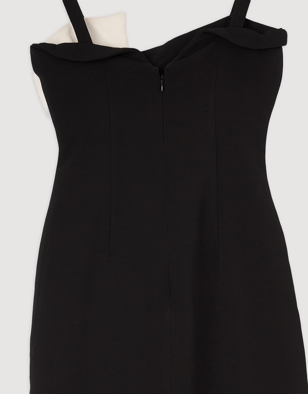 Revibe - Repaired BY JOHNNY. Phillipa Fold Contrast Dress - AU 6