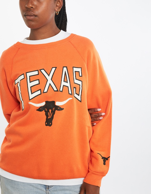 Vintage by The Real Deal - Pre Loved - Vintage 80s NCAA Texas Longhorns Sweatshirt