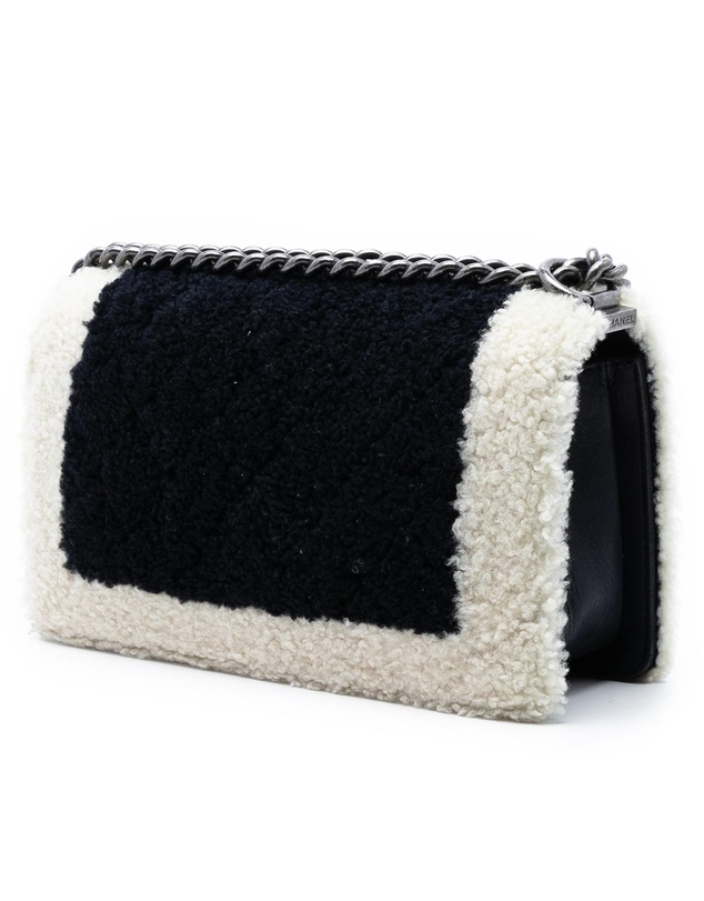 Pre-Loved by Azura Reborn - Pre-Loved Old Medium Bicolor Shearling Boy Flap