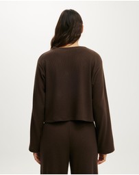 Cotton On Body - Super Soft Waffle Henley Top