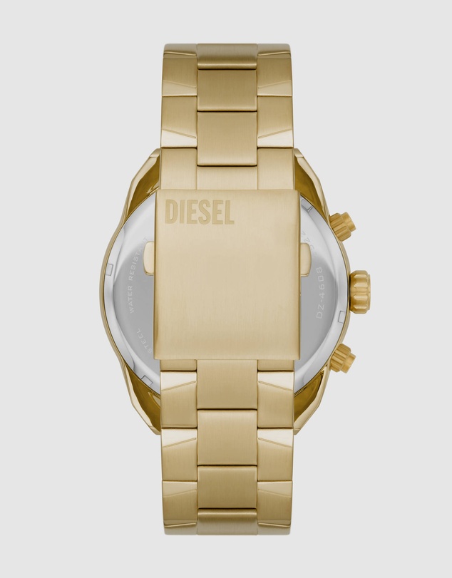 Diesel - Spiked Gold-Tone Chronograph Watch