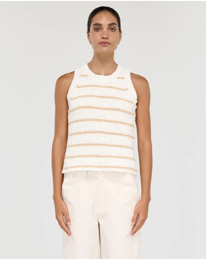 Staple the Label - Cove Stripe Knit Tank