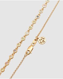 Haze & Glory - ICONIC EXCLUSIVE - Necklace Cool Glam Gemstone in 925 Sterling Silver Gold Plated