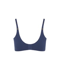 City Chic - Plus size Luxe Microfibre Plunge T-Shirt Bra - navy