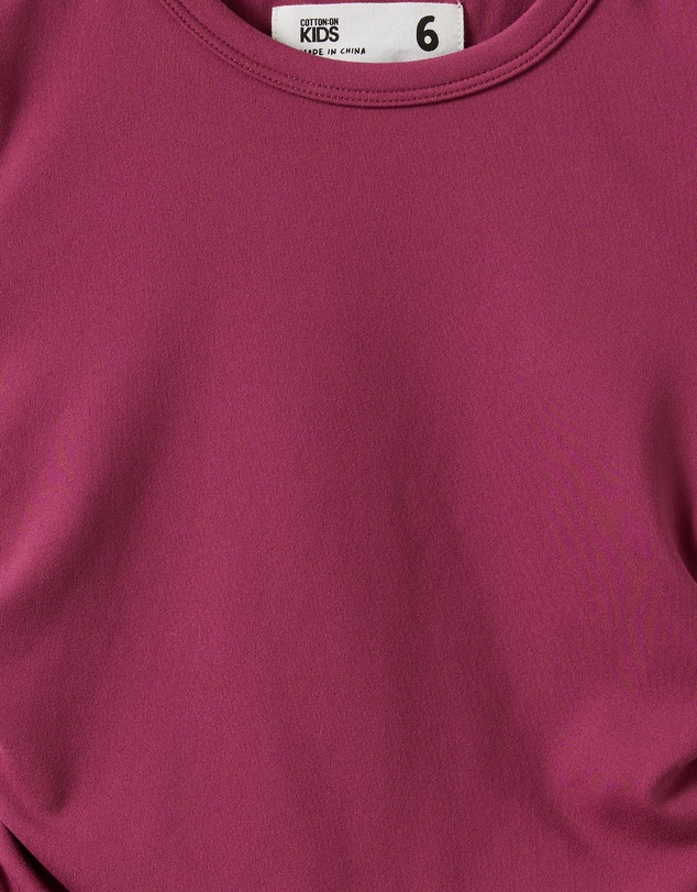 Cotton On Kids - Soft Stretch Active Gathered Short Sleeve Baby Tee