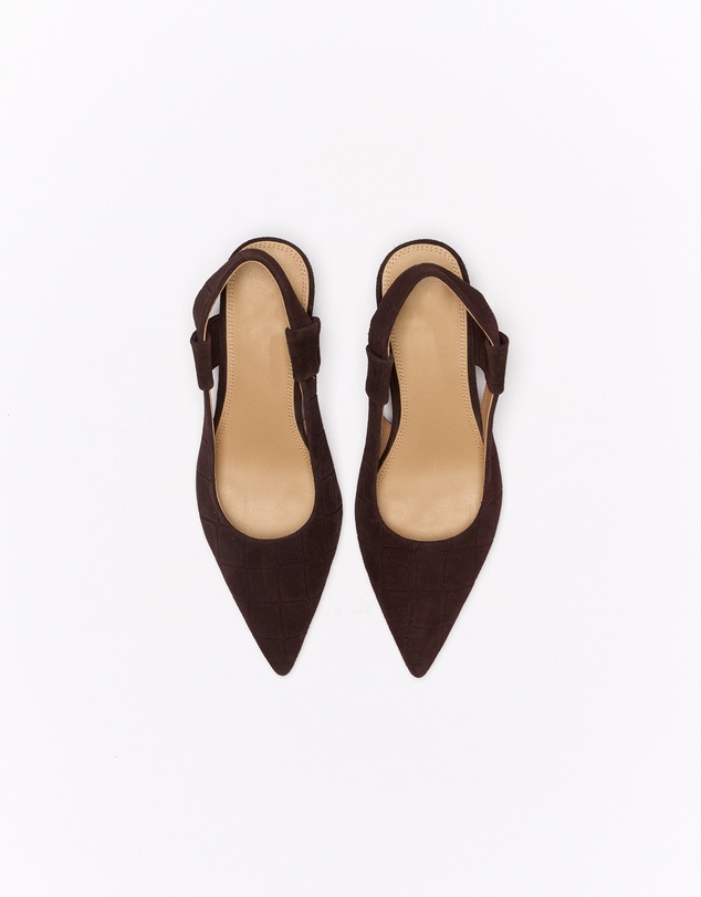 Walnut Melbourne - Thora Leather Heel
