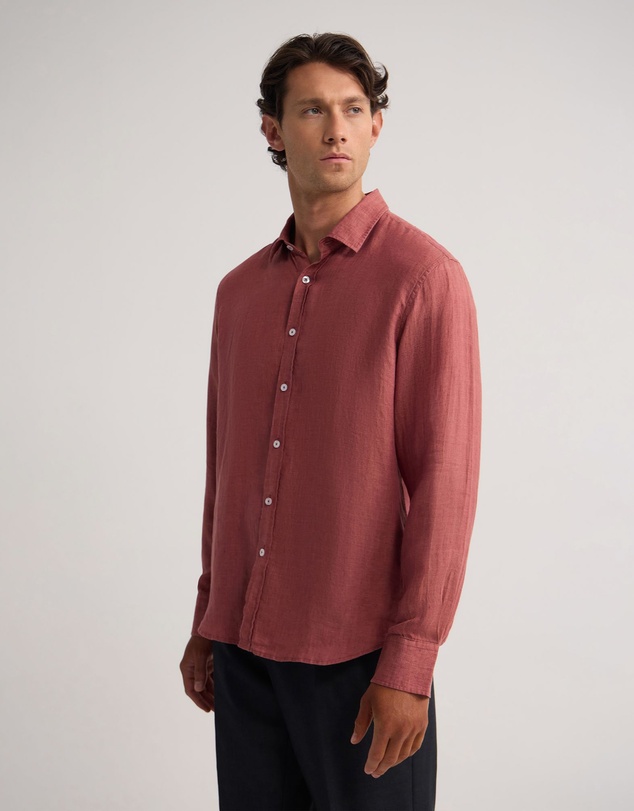 Oxford - Cooper Ls Delave Linen Shirt