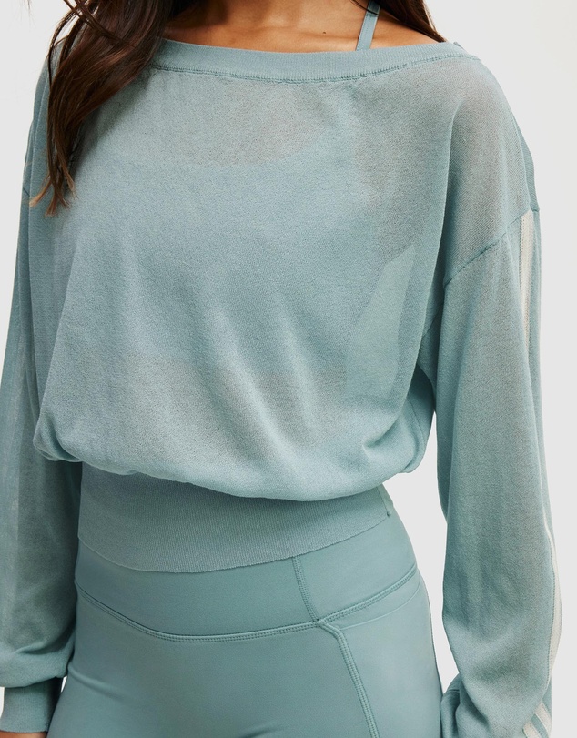 Cotton On Body Active - Sheer Asymmetric Knit Jumper