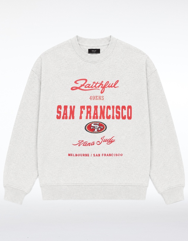 Nana Judy - NFL San Francisco 49ers Collaboration Crew Sweater