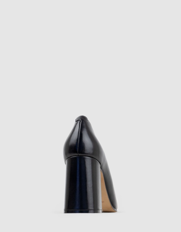 Edward Meller - BAILEY85 Block Heel Pump with Trim