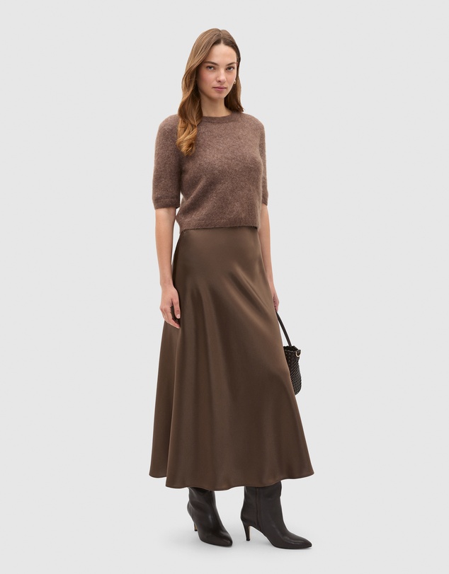 Seed Heritage - Satin Midi Skirt