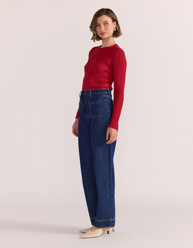 Staple the Label - Lennox Wide Leg Jeans