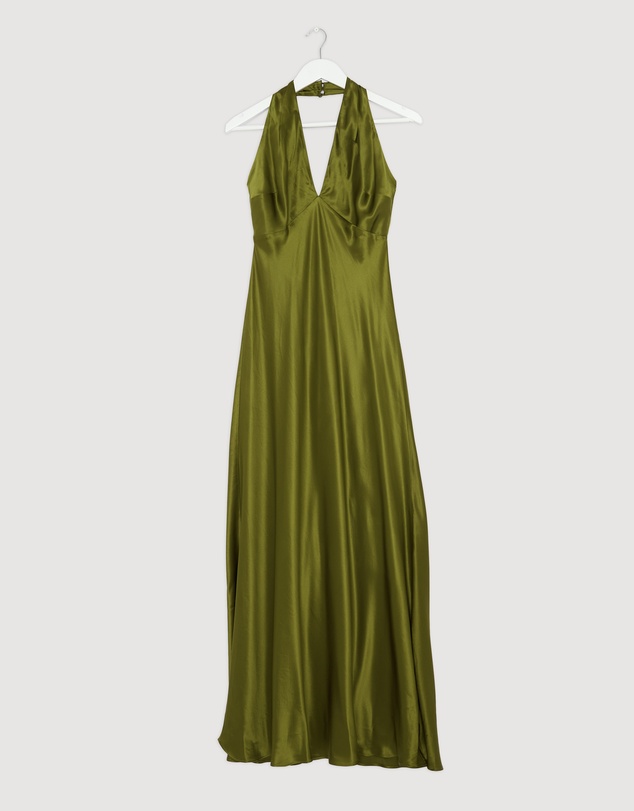 Revibe - Repaired Reformation Daniela Silk Dress - AU 8