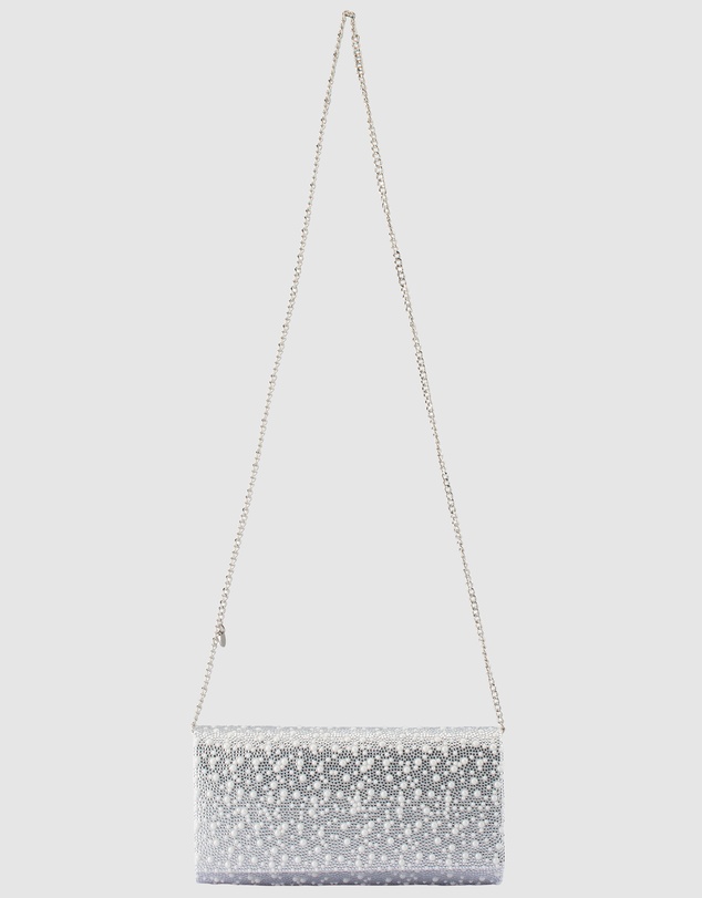 Olga Berg - Danna Crystal And Pearl Clutch