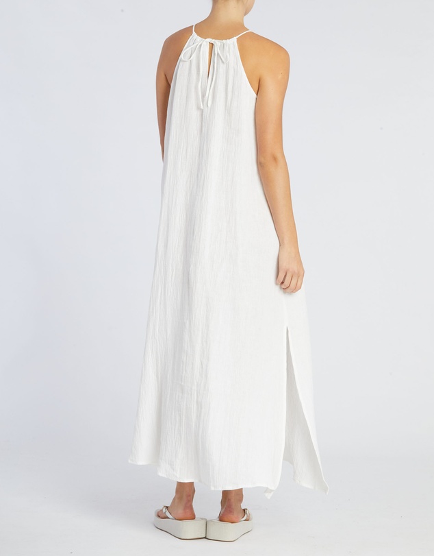 Amelius - Saloma Linen Halter Dress