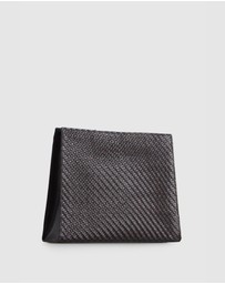 Evity - Logan Leather Weave Pouch