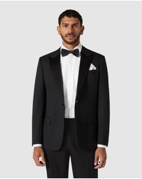 Politix - Slim Fit Premium Wool Silk Tuxedo Jacket