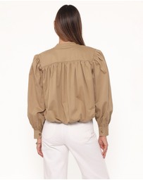 Petal & Pup - Rory Bubble Hem Jacket - Khaki