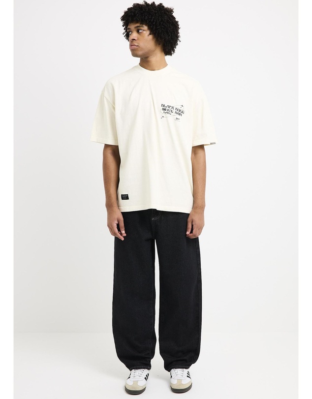 Black Noise White Rain - Aim Baggy Denim Jeans