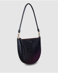 SABEN - Gani Shoulder Bag Black Croc