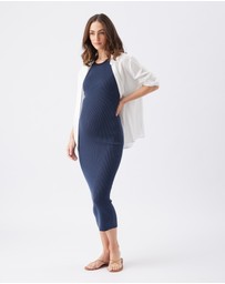 Ripe Maternity - Noa Rib Knit Nursing Dress