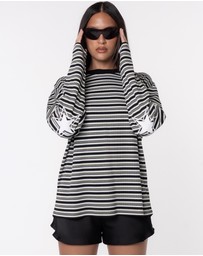 JGR & STN - Starred Long Sleeve T-Shirt