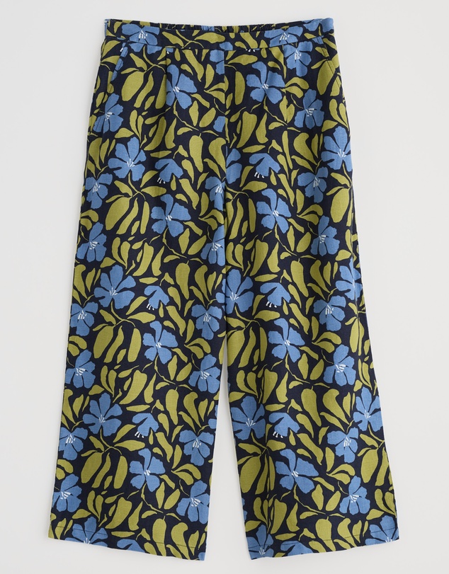 Seasalt - Seasalt Cornwall Navy Peaceful Haven Culottes