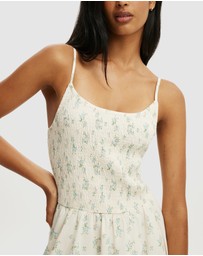 Cotton On - Remy Shirred Bodice Midi Dress