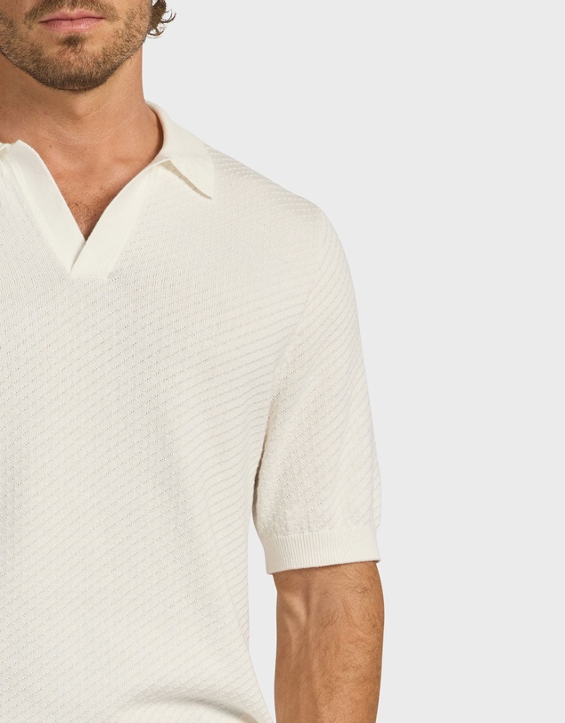 Academy Brand - Jonny Textured Knit Polo