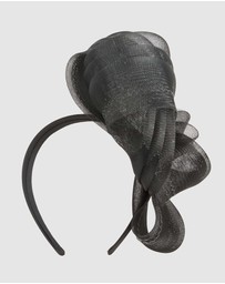 Fillies Collection - Bespoke Black Racing Fascinator