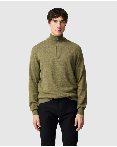 Rodd & Gunn - Fortrose 1/4 Zip Knit