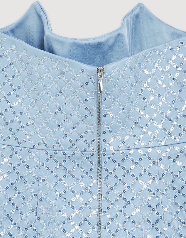 Revibe - Repaired Rebecca Vallance Alix Mini Dress - AU 12