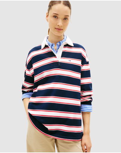 Dark Night Navy & Multi Stripe