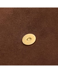 Pre-Loved by Azura Reborn - Pre-Loved Suede Anagram Flap Shoulder Bag