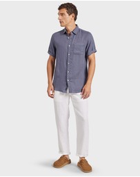 Academy Brand - Hampton Linen Short Sleeve Shirt