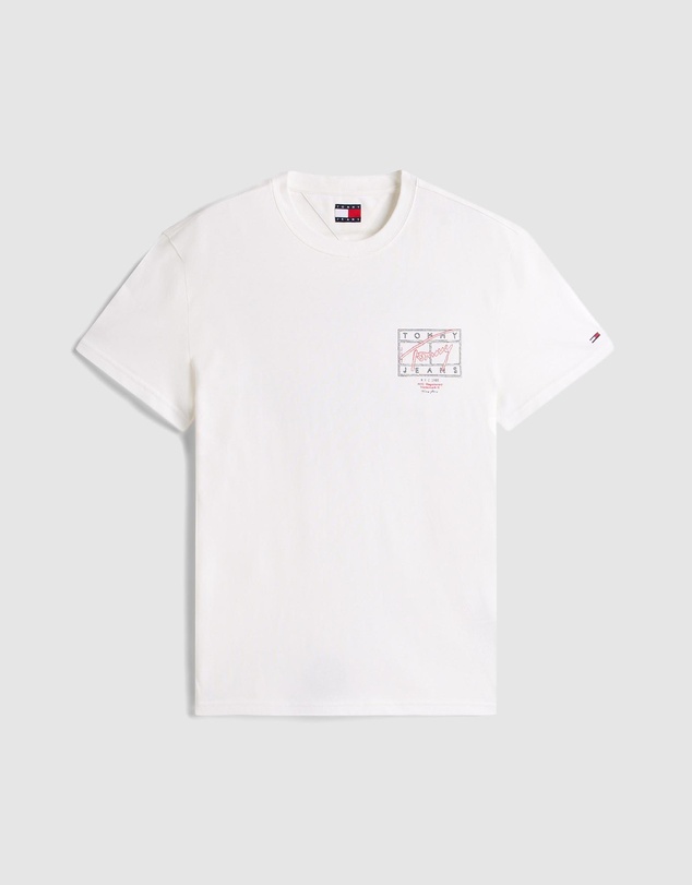 Tommy Jeans - Regular Sign Spray Short Sleeve T-Shirt