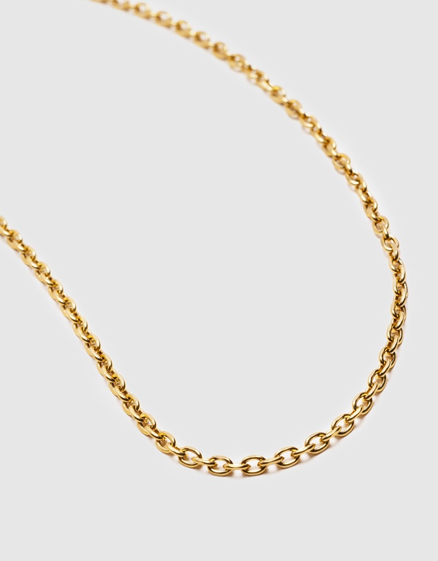 Nialaya Jewellery - Men's Gold Cable Chain