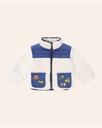 Huxbaby - Patches Cord Sherpa Jacket - Babies-Kids
