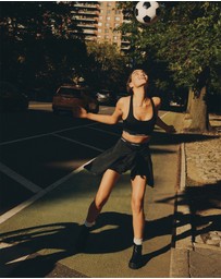 Calvin Klein Sport - Modern Sport High Waist Tonal Bike Shorts