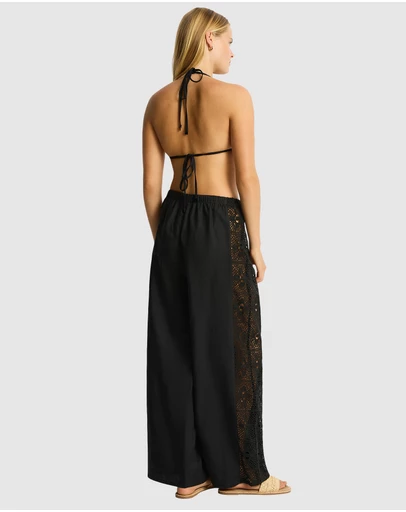 Sea Level Australia - Shore Linen Panelled Beach Pant