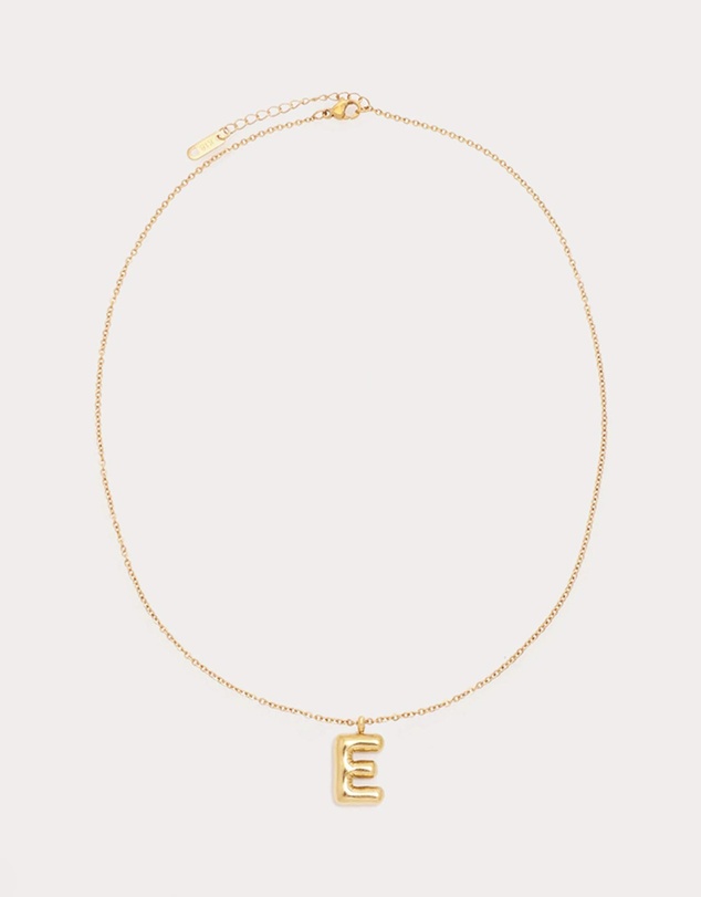 Petit Moments - Bubble Initial Necklace - All Letters